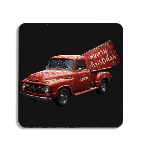 Podtácek  s potiskem Mary Christmas coco