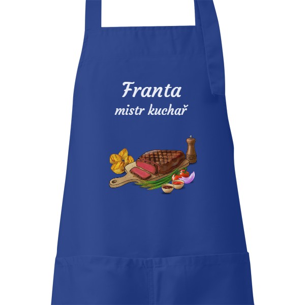 Zástěra s potiskem Mistr kuchař zástěra